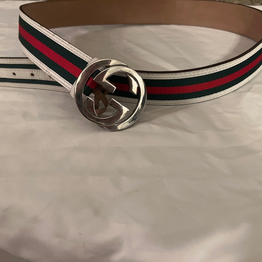 Gucci tri-color belt